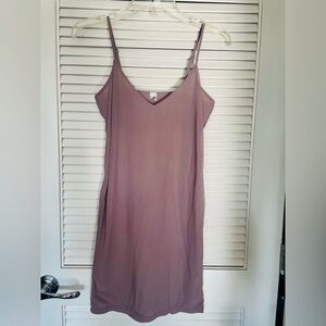 Lavender Spaghetti Strap Slip Dress